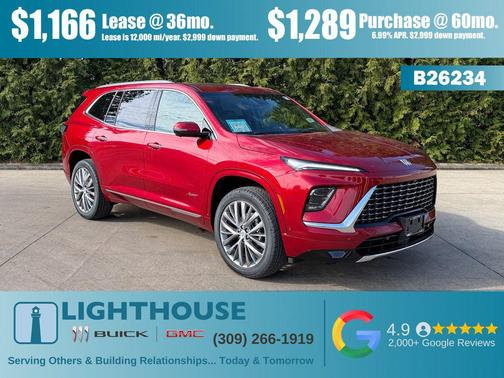 cherry red tintcoat 2026 Buick Enclave Avenir FWD