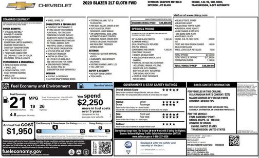 2020 Chevrolet Blazer 2LT