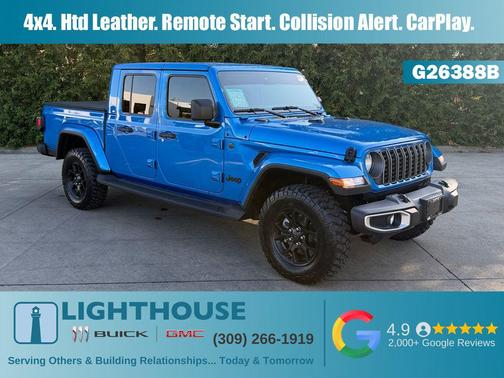 Hydro Blue Pearlcoat 2025 Jeep Gladiator High Tide