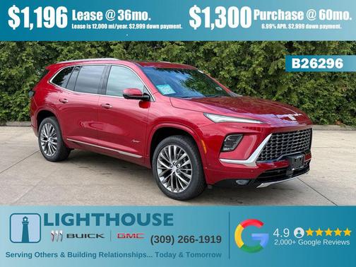 Cherry Red Tintcoat 2026 Buick Enclave Avenir FWD