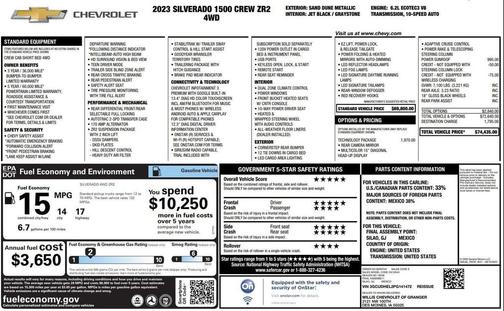 2023 Chevrolet Silverado 1500 ZR2