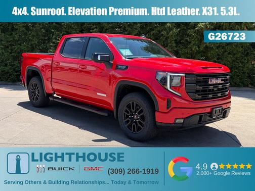 Cardinal Red 2026 GMC Sierra 1500 Elevation