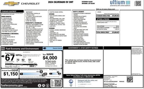 2024 Chevrolet Silverado EV Work Truck