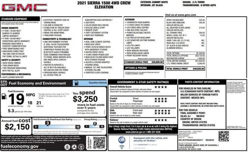 2021 GMC Sierra 1500 Elevation