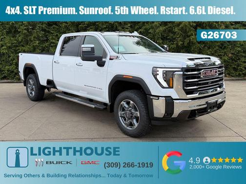 Summit White 2026 GMC Sierra 3500 SLT