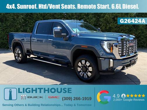 Downpour Metallic 2024 GMC Sierra 2500 Denali