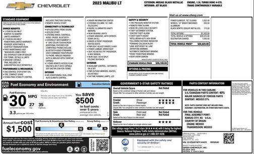 2023 Chevrolet Malibu FWD 1LT