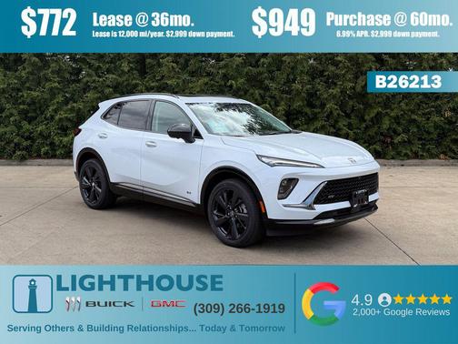 Iridescent White Tricoat 2026 Buick Envision Sport Touring AWD