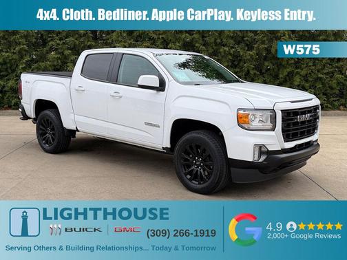 Summit White 2022 GMC Canyon Elevation