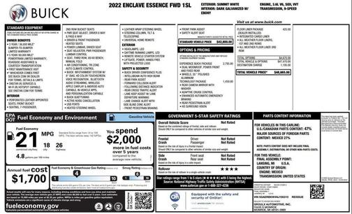 2022 Buick Enclave FWD Essence