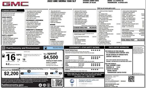 2022 GMC Sierra 1500 SLT