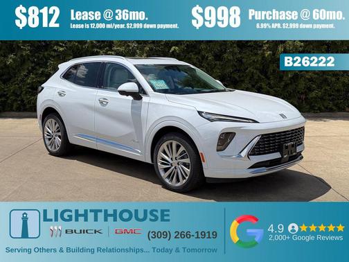 Iridescent White Tricoat 2026 Buick Envision Avenir AWD