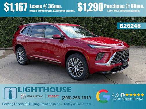 cherry red tintcoat 2026 Buick Enclave Avenir FWD