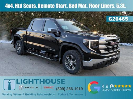 Onyx Black 2026 GMC Sierra 1500 SLE Truck