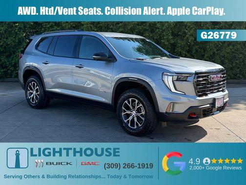Sterling Metallic 2026 GMC Acadia AT4 AWD