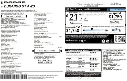 2017 Dodge Durango GT