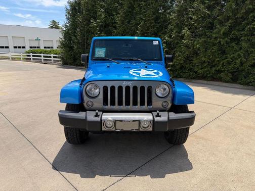 Hydro Blue Pearl Coat 2015 Jeep Wrangler Unlimited Freedom Edition