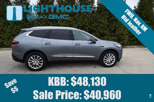Satin Steel Metallic 2021 Buick Enclave FWD Essence