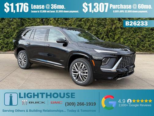 ebony twilight metallic 2026 Buick Enclave Avenir FWD