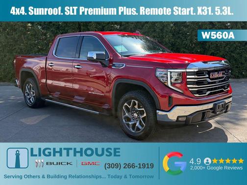 Volcanic Red Tintcoat 2025 GMC Sierra 1500 SLT