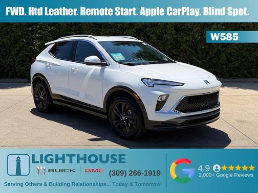Summit White 2024 Buick Encore GX Sport Touring