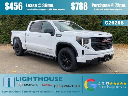Summit White 2026 GMC Sierra 1500 Elevation Truck