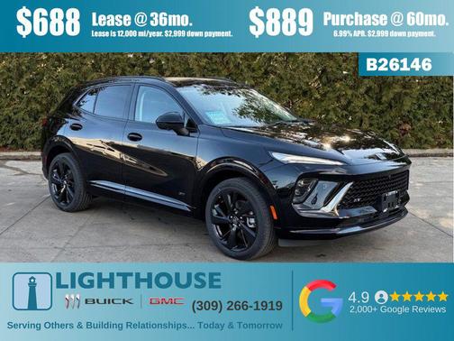 Ebony Twilight Metallic 2026 Buick Envision Sport Touring AWD