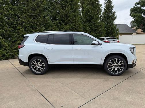 Glacier White Tricoat 2026 GMC Acadia Denali
