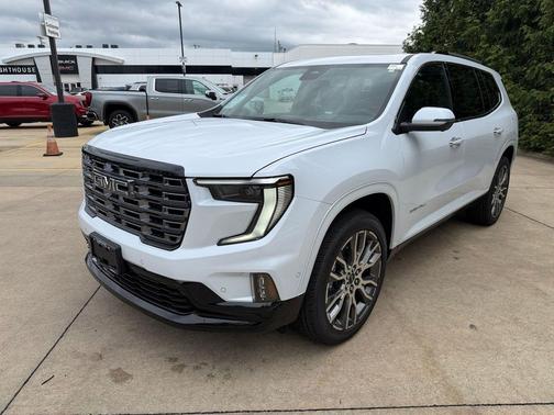 Glacier White Tricoat 2026 GMC Acadia Denali