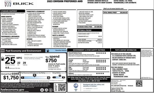 2023 Buick Envision Preferred AWD