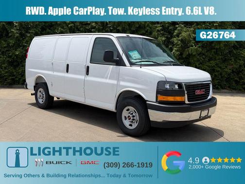 Summit White 2026 GMC Savana 2500 Work Van