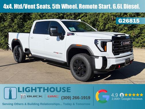 Summit White 2026 GMC Sierra 2500 AT4