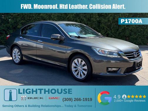 Gray 2014 Honda Accord EX-L