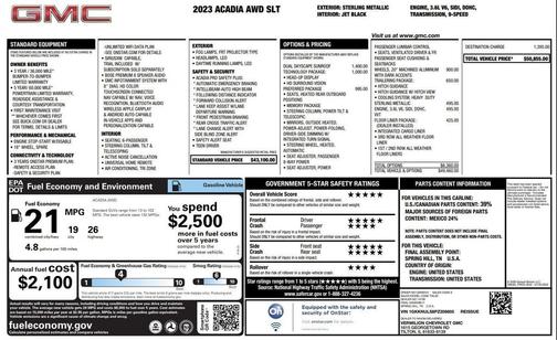 2023 GMC Acadia AWD SLT