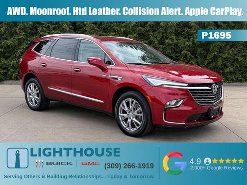 Cherry Red Tintcoat 2023 Buick Enclave Essence AWD