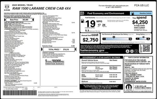 2025 RAM 1500 Laramie