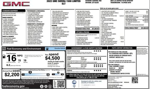 2022 GMC Sierra 1500 SLT