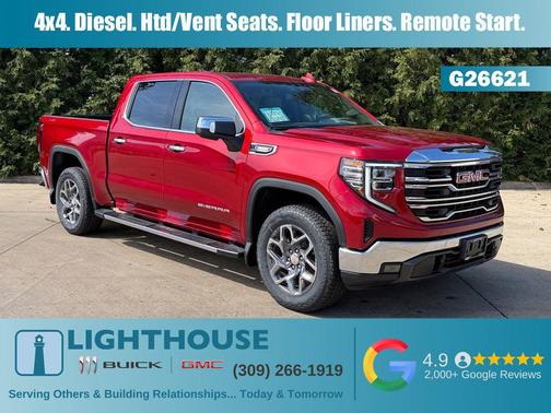 Volcanic Red Tintcoat 2026 GMC Sierra 1500 SLT