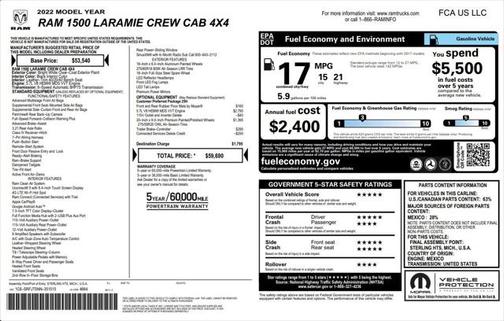 2022 RAM 1500 Laramie