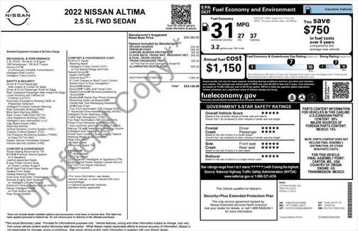 2022 Nissan Altima 2.5 SL