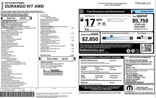 2020 Dodge Durango R/T AWD