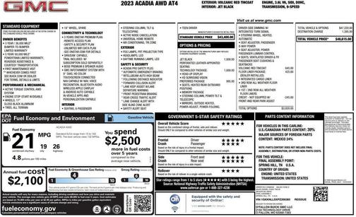 2023 GMC Acadia AWD AT4