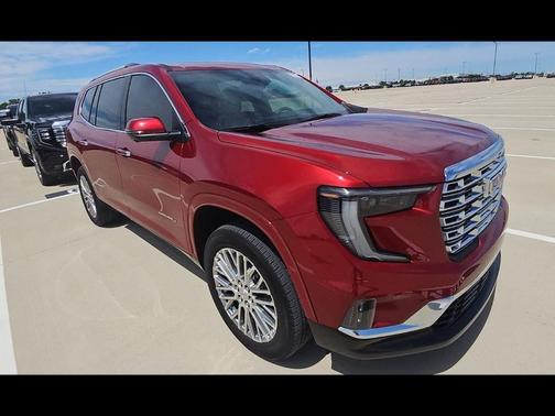 Volcanic Red Tintcoat 2025 GMC Acadia Denali