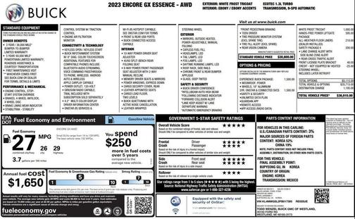 2023 Buick Encore GX Essence