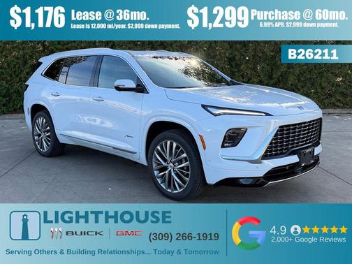 iridescent white tricoat 2026 Buick Enclave Avenir