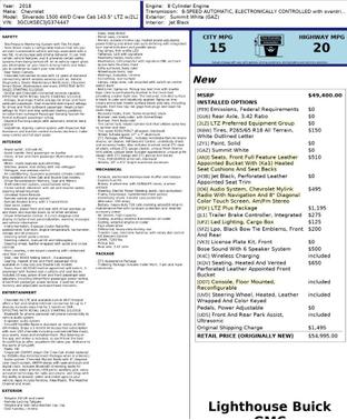 2018 Chevrolet Silverado 1500 LTZ