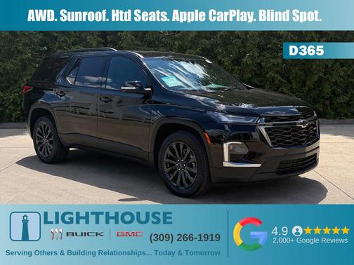 Mosaic Black Metallic 2023 Chevrolet Traverse RS