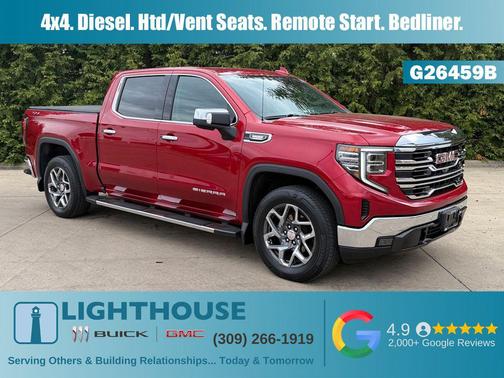 Volcanic Red Tintcoat 2023 GMC Sierra 1500 SLT