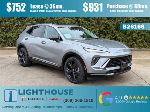 Moonstone Gray Metallic 2026 Buick Envision Sport Touring AWD