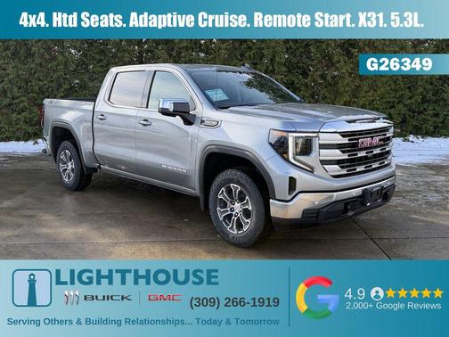 Sterling Metallic 2026 GMC Sierra 1500 SLE Truck